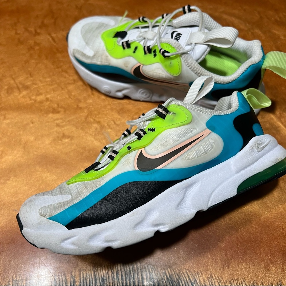 Nike Air Max Green Blue Sneakers size 10 child